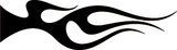 Car & Motorbike Stickers: Flames