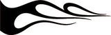 Car & Motorbike Stickers: Flames