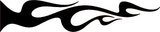Car & Motorbike Stickers: Flames