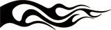 Car & Motorbike Stickers: Flames