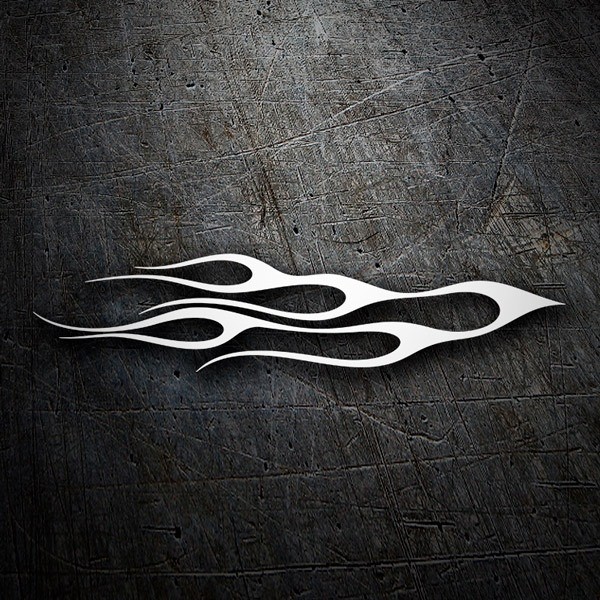 Car & Motorbike Stickers: Thin flames