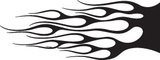 Car & Motorbike Stickers: Flames