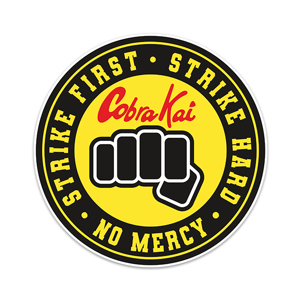 Wall Stickers: Cobra Kai Strike First Fist