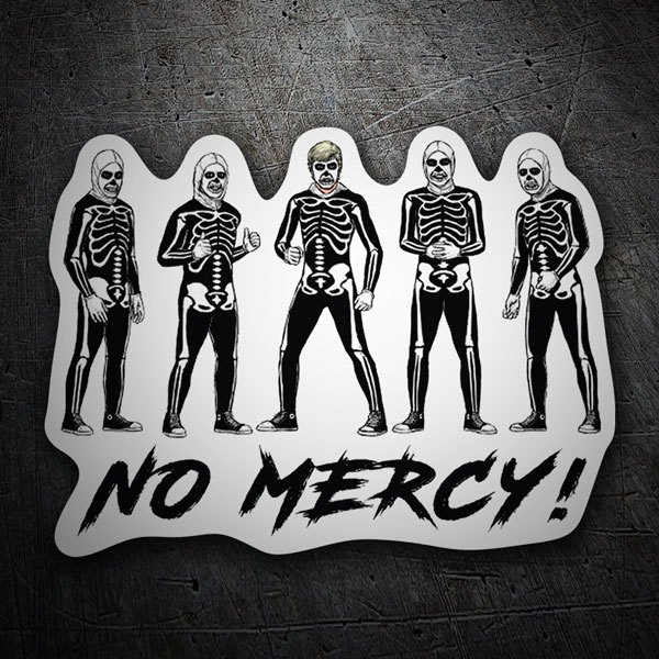 Car & Motorbike Stickers: Cobra Kai Skeletons, No Mercy! 1