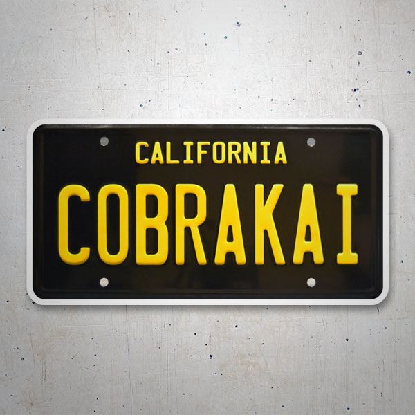 Car & Motorbike Stickers: Cobra Kai Registration