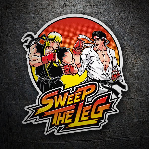 Car & Motorbike Stickers: Cobra Kai Street Fighter