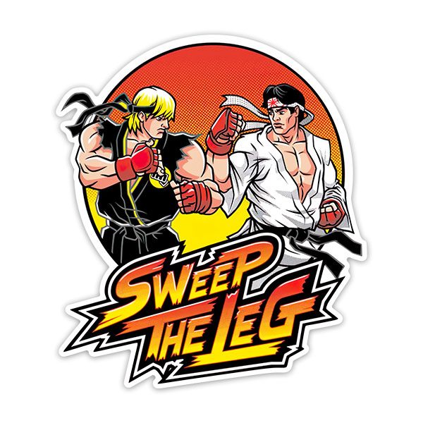 Car & Motorbike Stickers: Cobra Kai Street Fighter