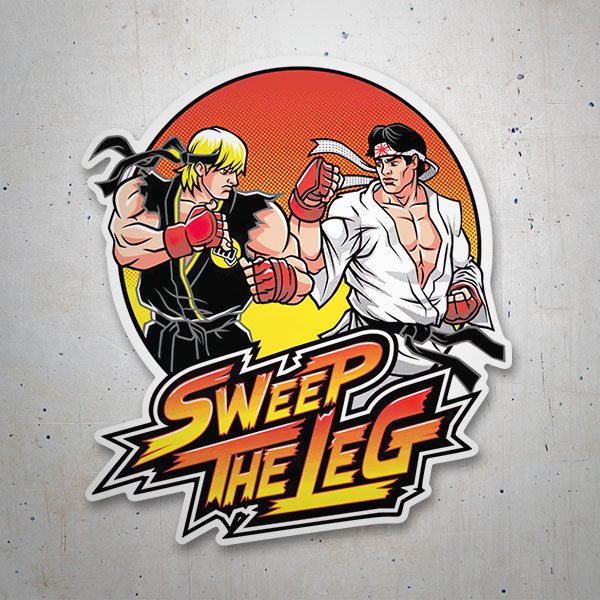 Car & Motorbike Stickers: Cobra Kai Street Fighter