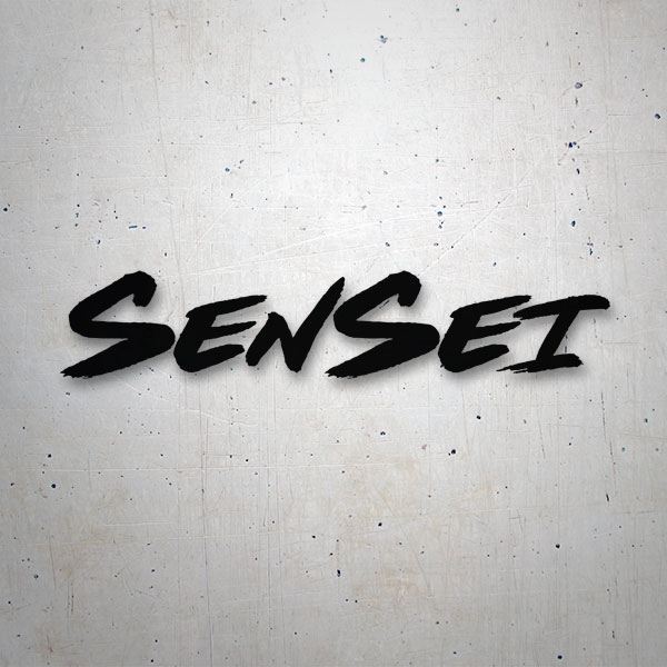Car & Motorbike Stickers: Sensei
