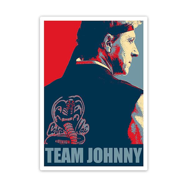 Car & Motorbike Stickers: Cobra Kai Team Johnny