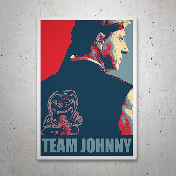 Car & Motorbike Stickers: Cobra Kai Team Johnny