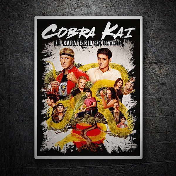 Car & Motorbike Stickers: Cobra Kai The Karate Kid Saga Continues