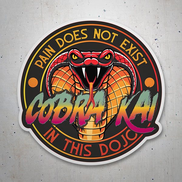 Car & Motorbike Stickers: Cobra Kai Pain does not Exist