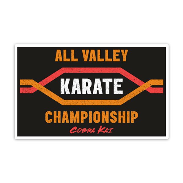 Car & Motorbike Stickers: Cobra Kai All Valley Championship