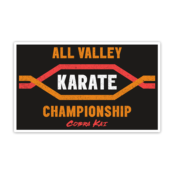 Car & Motorbike Stickers: Cobra Kai All Valley Championship