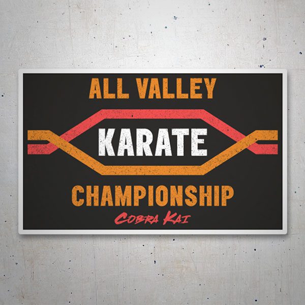 Car & Motorbike Stickers: Cobra Kai All Valley Championship