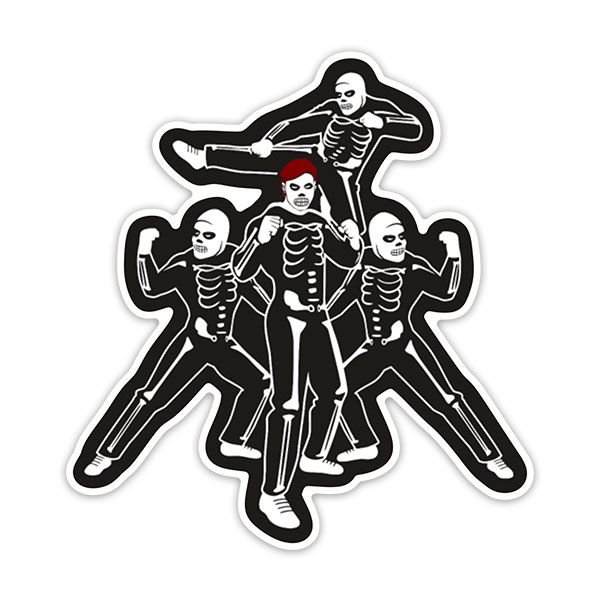 Car & Motorbike Stickers: Cobra Kai Skeletons