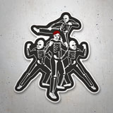 Car & Motorbike Stickers: Cobra Kai Skeletons 3