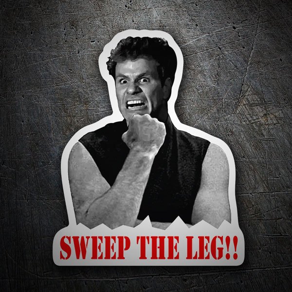 Car & Motorbike Stickers: Cobra Kai Sweep the Leg