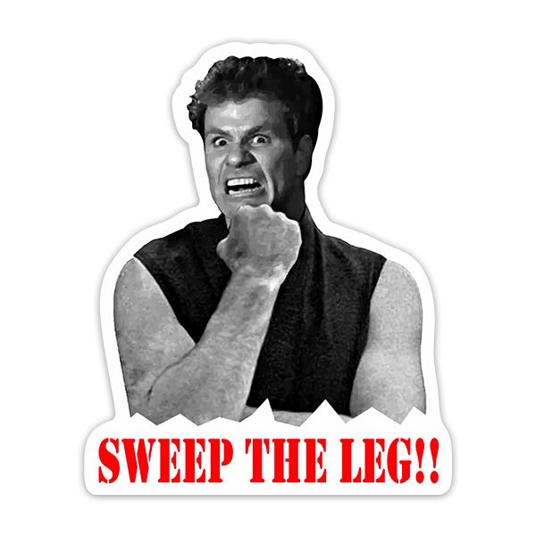 Car & Motorbike Stickers: Cobra Kai Sweep the Leg