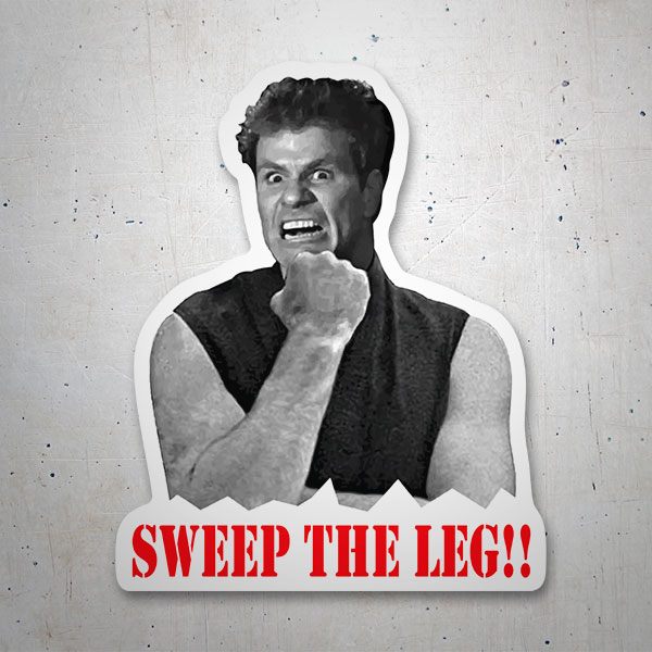 Car & Motorbike Stickers: Cobra Kai Sweep the Leg