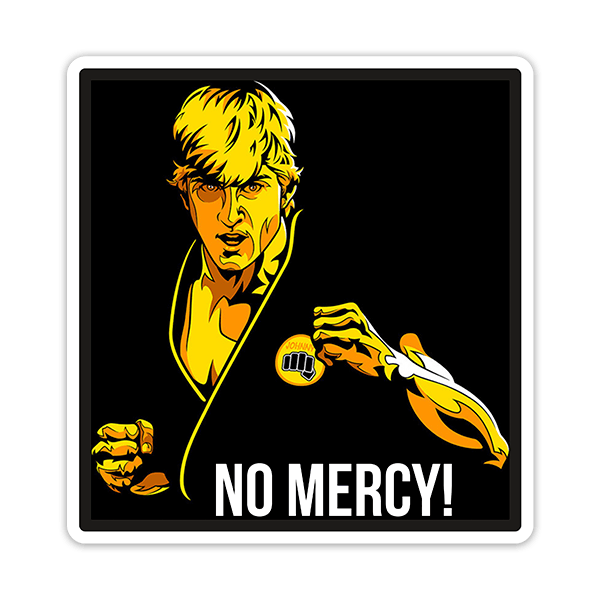 Car & Motorbike Stickers: Cobra Kai, Johnny Lawrence No Mercy! 0