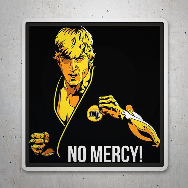 Car & Motorbike Stickers: Cobra Kai, Johnny Lawrence No Mercy!