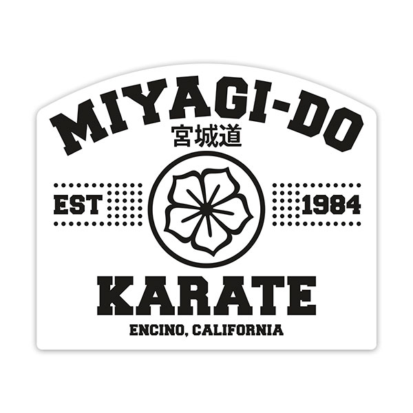 Car & Motorbike Stickers: Cobra Kai Miyagi-Do Karate est 1984