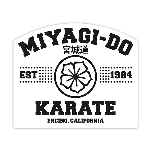 Car & Motorbike Stickers: Cobra Kai Miyagi-Do Karate est 1984 0