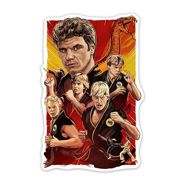 Car & Motorbike Stickers: Cobra Kai Team