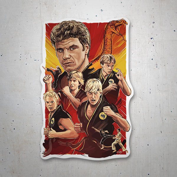 Car & Motorbike Stickers: Cobra Kai Team