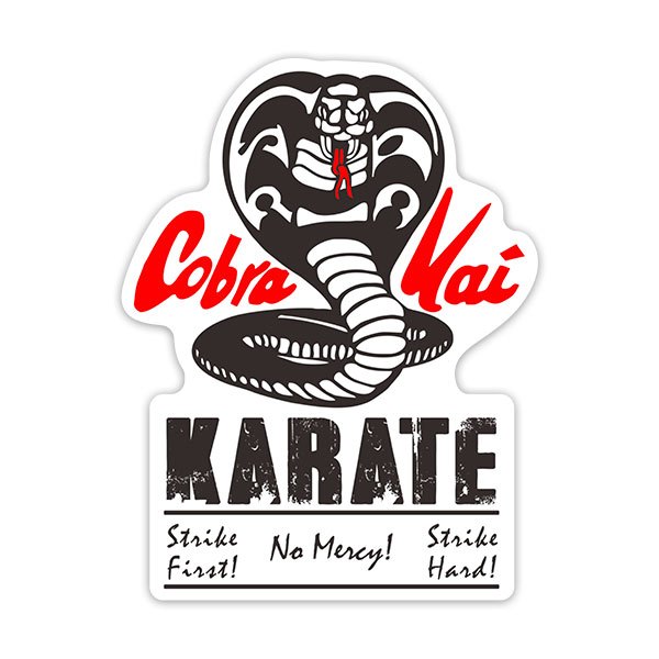 Car & Motorbike Stickers: Cobra Kai Karate No Mercy!