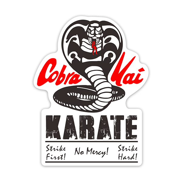 Car & Motorbike Stickers: Cobra Kai Karate No Mercy!