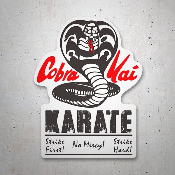 Car & Motorbike Stickers: Cobra Kai Karate No Mercy!