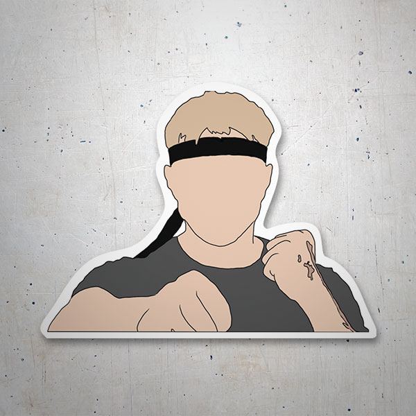 Car & Motorbike Stickers: Cobra Kai Johnny Lawrence Drawing