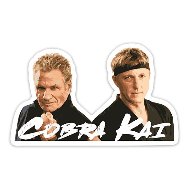 Car & Motorbike Stickers: Cobra Kai, John Kresse y Johnny Lawrence 