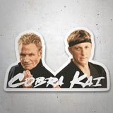 Car & Motorbike Stickers: Cobra Kai, John Kresse y Johnny Lawrence  3