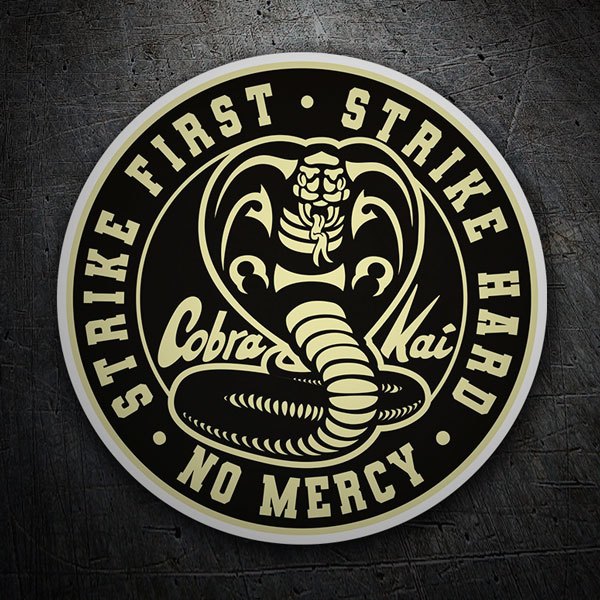 Car & Motorbike Stickers: Cobra Kai Circular logo