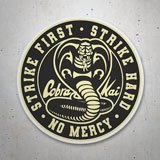 Car & Motorbike Stickers: Cobra Kai Circular logo 3