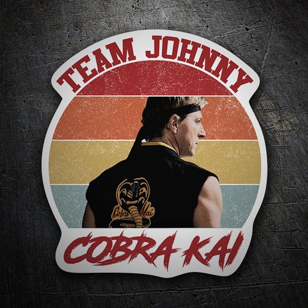 Car & Motorbike Stickers: Cobra Kai Team Johnny II 1