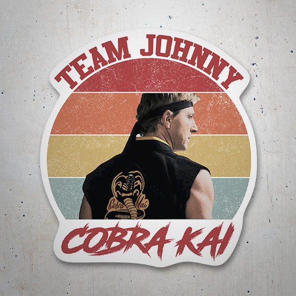 Car & Motorbike Stickers: Cobra Kai Team Johnny II