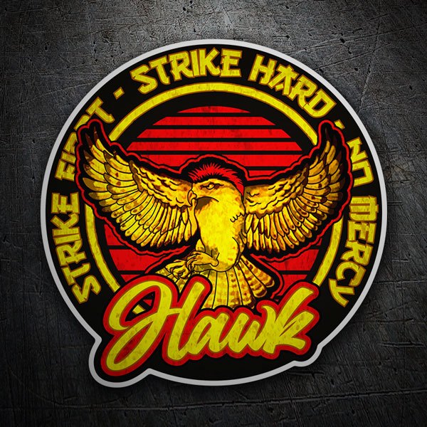 Car & Motorbike Stickers: Cobra Kai Hawk Eagle 1