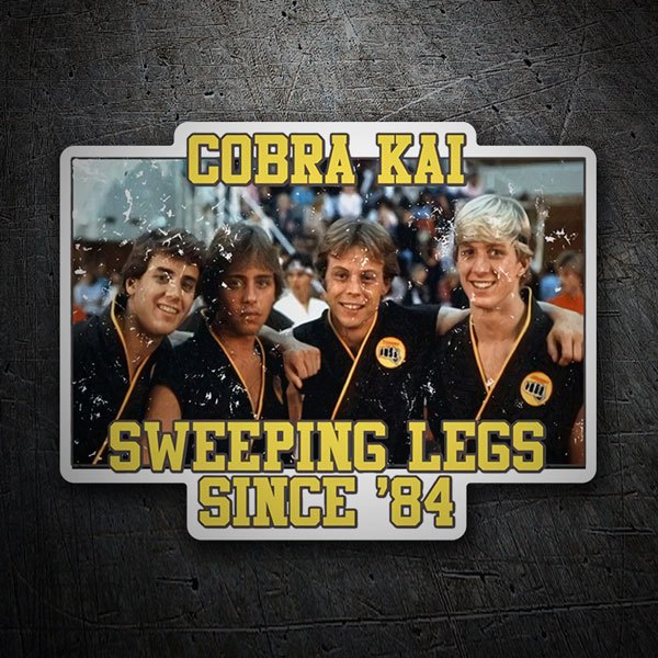 Car & Motorbike Stickers: Cobra Kai Sweeping Legs Since '84