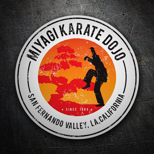 Car & Motorbike Stickers: Cobra Kai Miyagi Karate Dojo 1