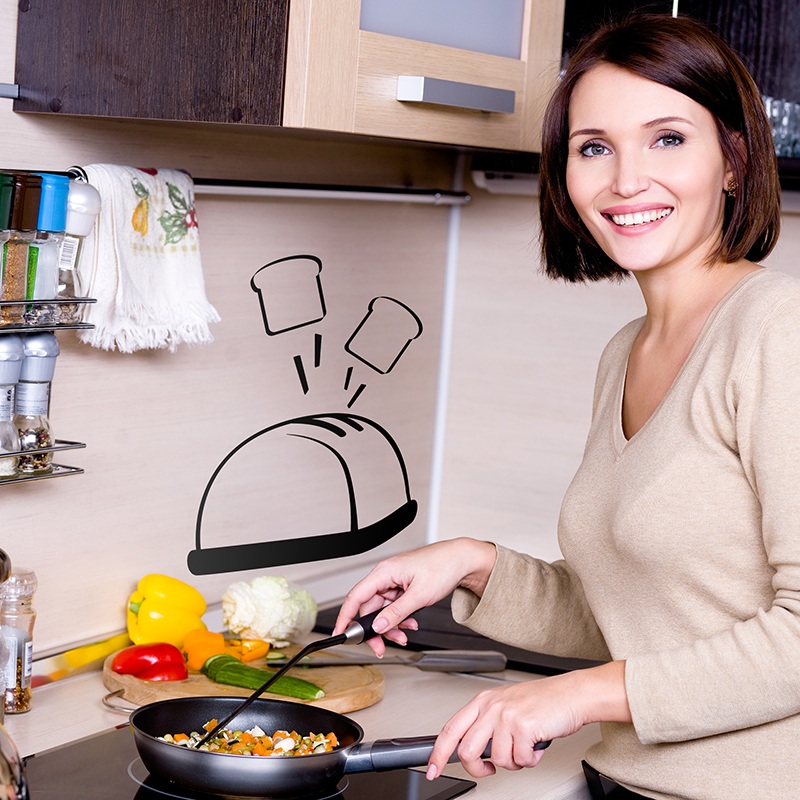 Wall Stickers: Toaster