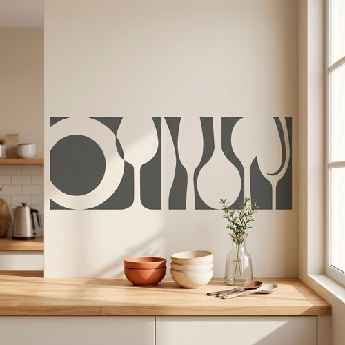 Wall Stickers: Tableware