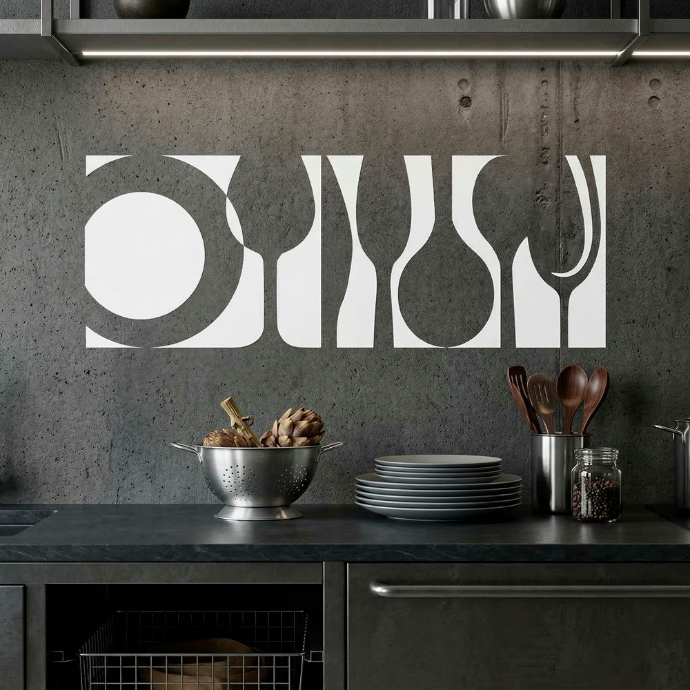 Wall Stickers: Tableware