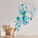 Wall Stickers: Chef testing soup 3