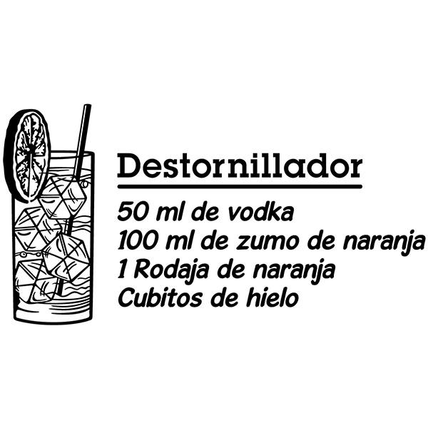 Wall Stickers: Cocktail Screwdriver - spanish