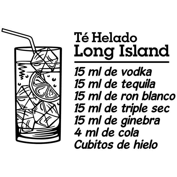 Wall Stickers: Cocktail Long Island - spanish